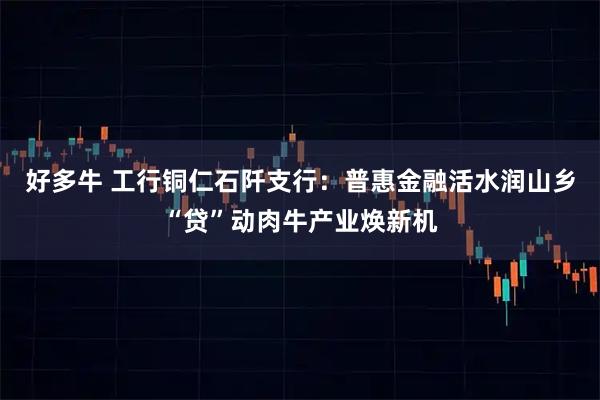 好多牛 工行铜仁石阡支行：普惠金融活水润山乡“贷”动肉牛产业焕新机